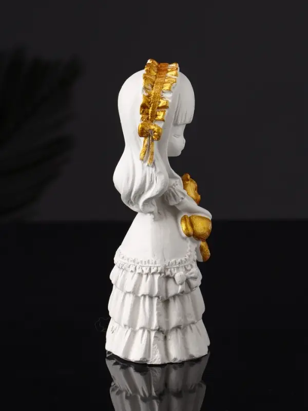 Набор шкатулка и фигура на подносе, 12х20х10 см Набор шкатулка и фигура на подносе, 12х20х10 см