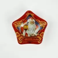 Соусник новогодний стеклянный &laquo;Дед Мороз&raquo;, 10.8&times;10.3 см, 80 мл