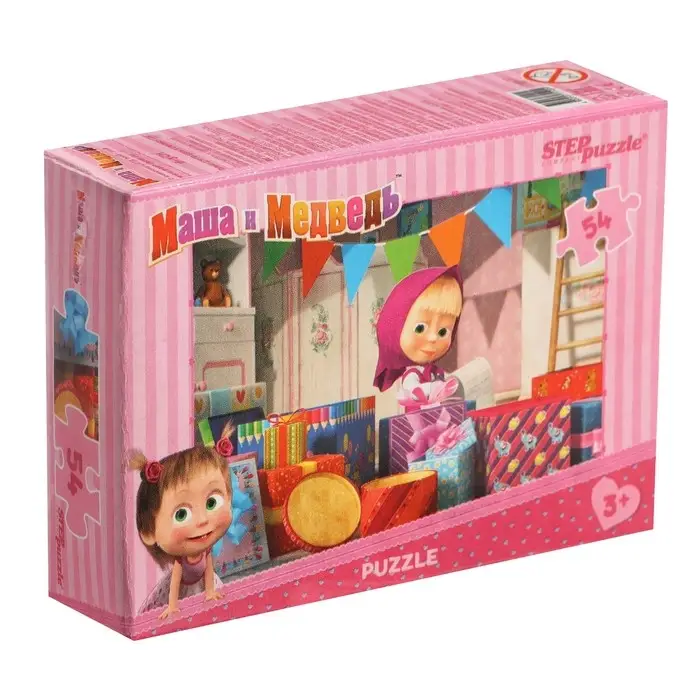 Пазлы «Маша и Медведь», 54 элемента, МИКС