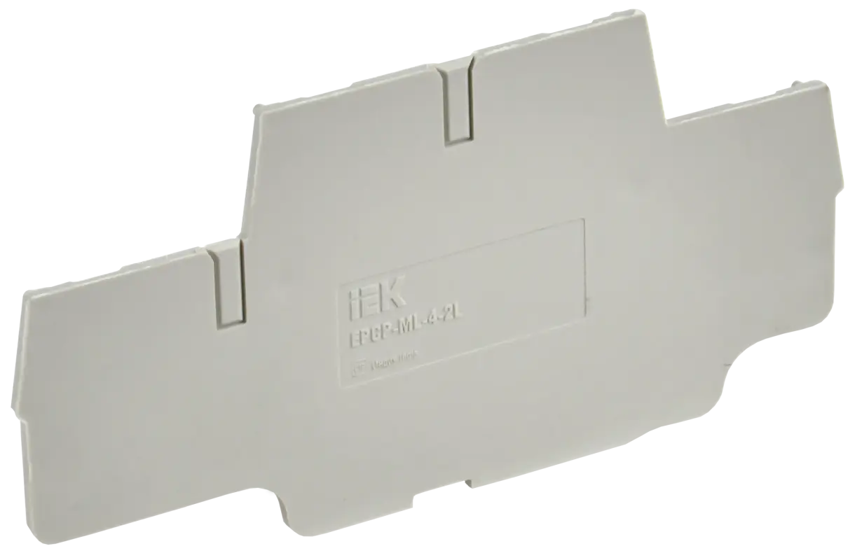 Заглушка для CP-ML 2 ур. 4мм2 серая IEK