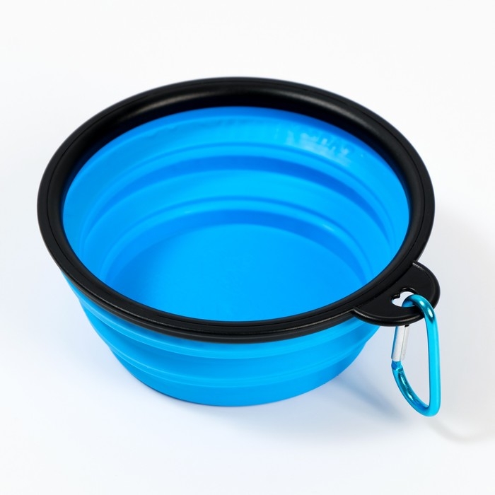 Миска складная, синяя, 350 мл, 13 см Миска складная, синяя, 350 мл, 13 см