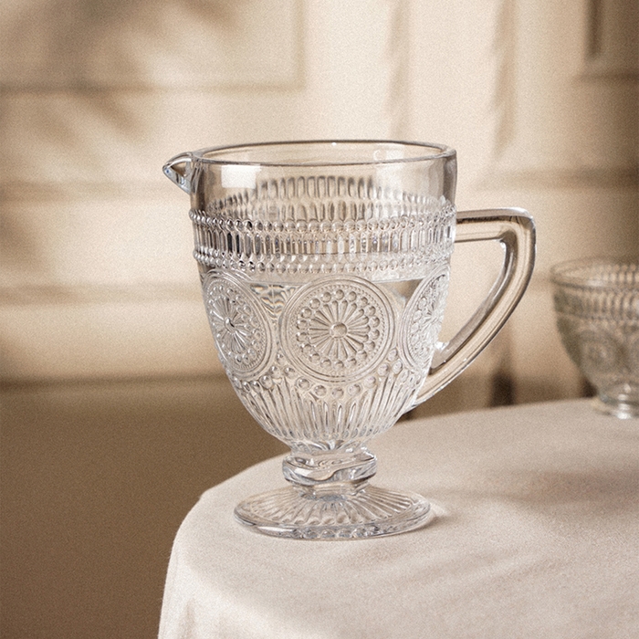 Кувшин для воды стеклянный SL Home «Ларго», 1,1 л, 14×20 см, цвет прозрачный