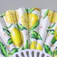 Веер складной &laquo;Цветение лимонов&raquo;, 22.5 см