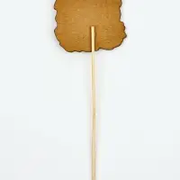 Топпер деревянный для украшения кулича &laquo;Цыплёнок&raquo; на пасху, 6.2&times;6.2 см