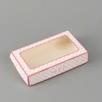 Коробка подарочная с окном &laquo;Только для тебя&raquo;, 20&times;12&times;4 см, самосборная