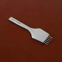 Набор строчных игольчатых пробойников для кожи, 3 шт., шаг=4 мм