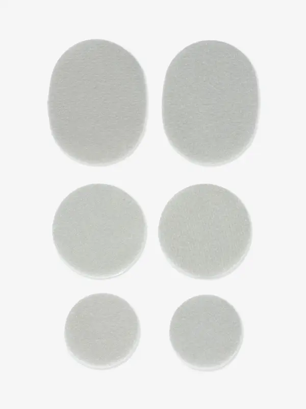 Заплатки для обуви, 6 шт., с клеевым слоем, серые