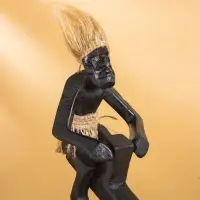 Сувенир &laquo;Аборигены на качелях&raquo;, 33&times;8&times;22 &plusmn; 2 см, дерево