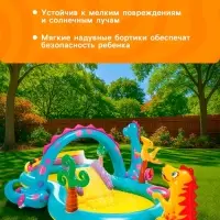 Игровой центр &laquo;Динозавр&raquo;, с распылителем, 302&times;229&times;112 см, от 2 лет, 57135NP INTEX