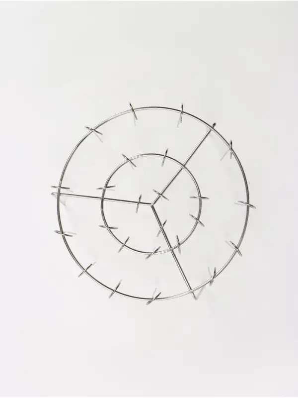 Решетка для аэрогриля, 14&times;10.5 см, набор шампуров 24 шт., 9 см, нержавеющая сталь