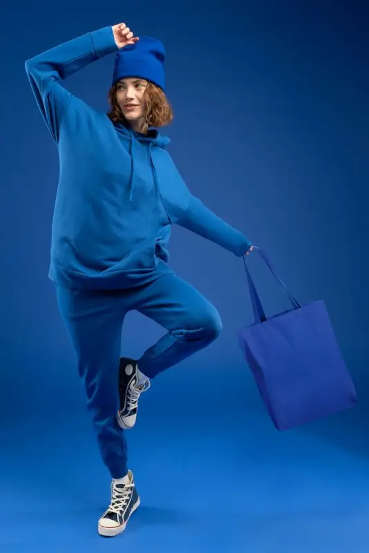 Шопер B4, синий с синими ручками