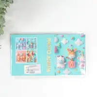 Фотоальбом на 100 фото 10х15 см "Зверушки и облачка" 4,5х12,5х16,5 см