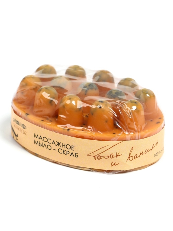 Мыло массажное со скрабом "Табак и ваниль", 100 г, Добропаровъ