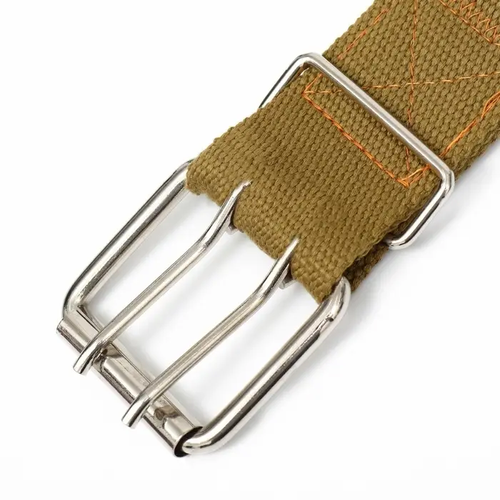 Брезентовый ошейник, 84&times;4.5 см, двухслойный, цвет песочный