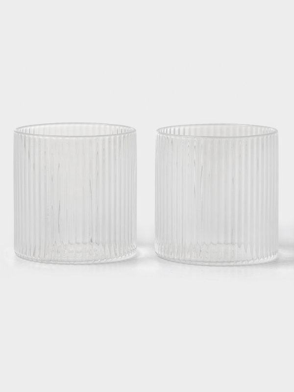 Набор стаканов "Грани" 250 мл 2 шт 7,5х7,7 см