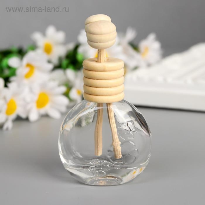 Диффузор стекло с палочками для ароматической эссенции 8 мл 5,5х4,3х2,2 см