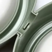 Лего-миска для животных &laquo;Фокси&raquo;, 300 мл, с наклоном, пластик, цвет фисташковый