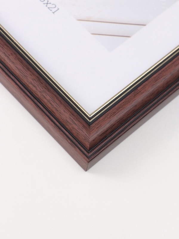 Фоторамка пластик Фоторамка пластик "МИРАМ" 15х21 см, коричневый