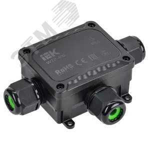 Коробка распред. герметичная WTP-402 3 ввода IP68
