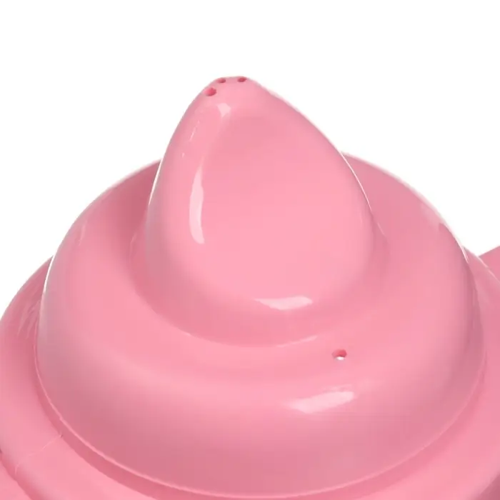 Поильник детский с твёрдым носиком &laquo;Доченька&raquo;, от 9 мес., 140 мл., с ручками, розовый