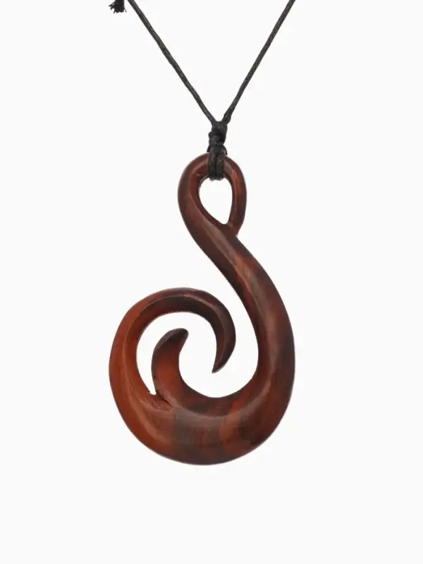 Кулон &laquo;Волна&raquo;, дерево соно