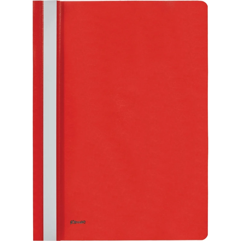 Скоросшиватель пластиковый Комус А4 красный 1810