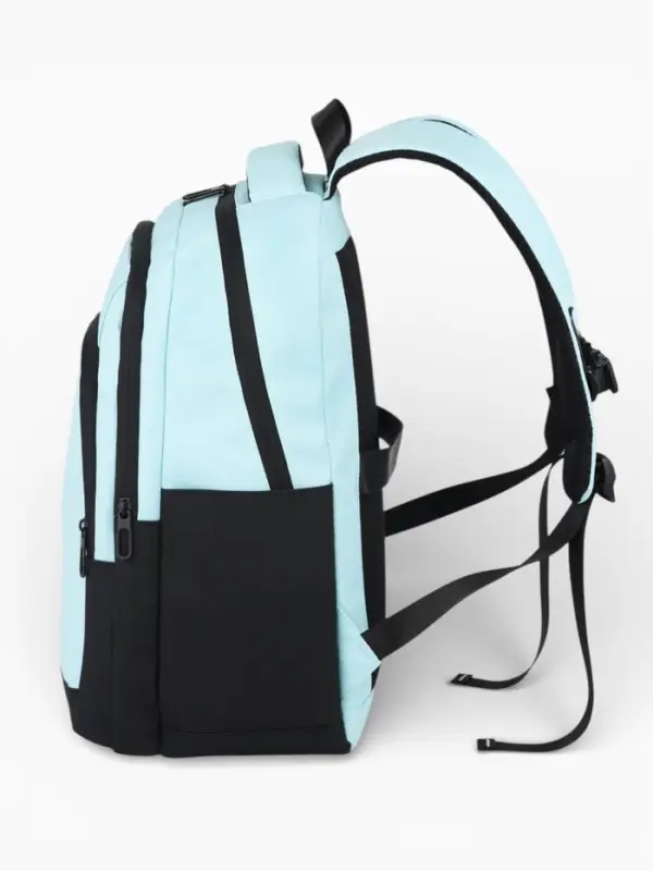 Рюкзак, водонепроницаемое дно, 2 отделения, 3 кармана, 31&times;14.5&times;45 см, голубой