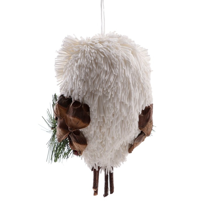 Новый год! Декоративная подвеска «Белая совушка» 7 × 11 × 20 см Новый год! Декоративная подвеска «Белая совушка» 7 × 11 × 20 см