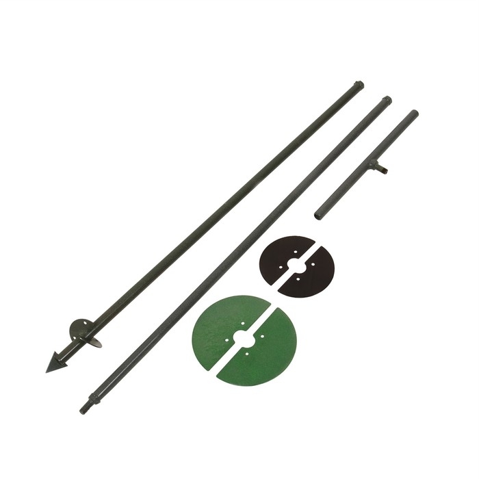 Бур садовый, шнековый, L = 2 м, d = 150 мм