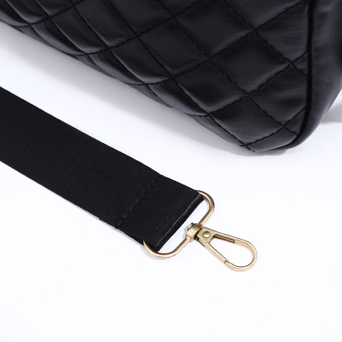 Сумка кросс-боди на молнии, цвет чёрный Сумка кросс-боди на молнии, цвет чёрный