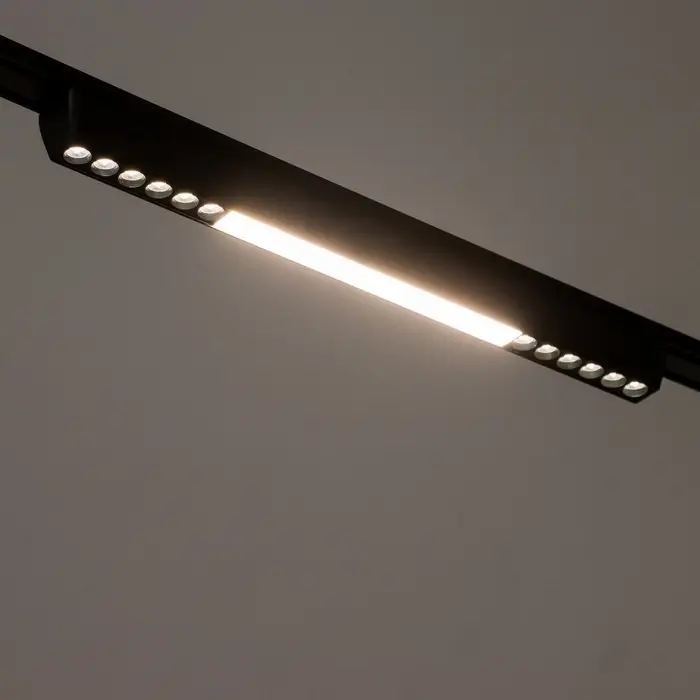 Светильник трековый BayerLux SLIM &laquo;Линия трек44&raquo;, LED, 24 Вт, 3000-6000К 48 В, CRI90, 3.2&times;3.8&times;44.6 см, чёрный