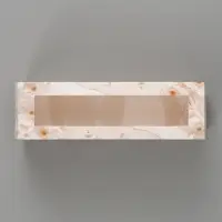 Коробка подарочная с окном &laquo;С любовью&raquo;, 18&times;5.5&times;5.5 см, самосборная