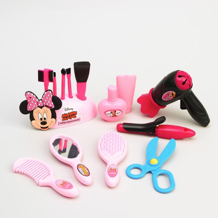 Набор парикмахера, в чемоданчике, МИКС, Минни Маус Набор парикмахера, в чемоданчике, МИКС, Минни Маус