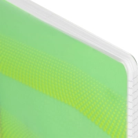 Бизнес-тетрадь WAVES А4 100л. ATTACHE клет,спир,пласт,заклад,цв.зеленый