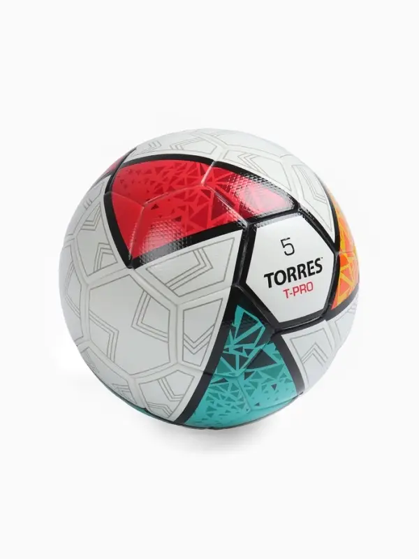Футбольный мяч TORRES T-Pro, F323995, термосшивка, 32 панели, р. 5, PU