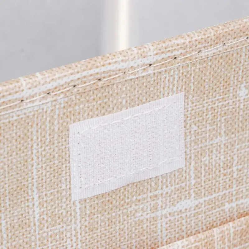 Кофр для хранения с крышкой тм VETTA ЛЁН, полиэстер, 26х20х15см, бежевый