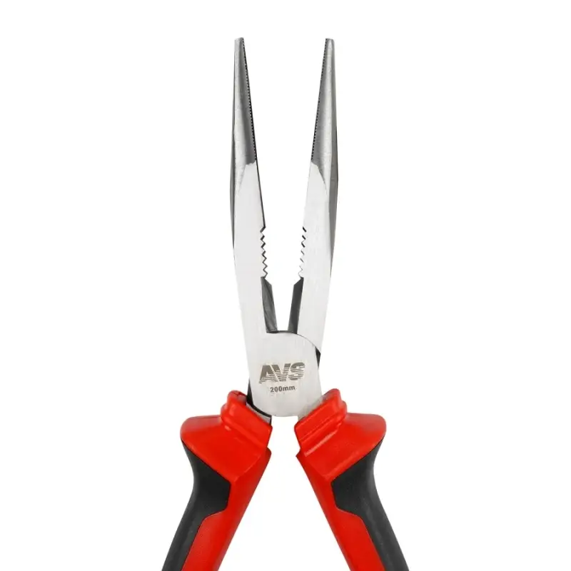 Длинногубцы прямые 200 мм AVS DLG0200-S