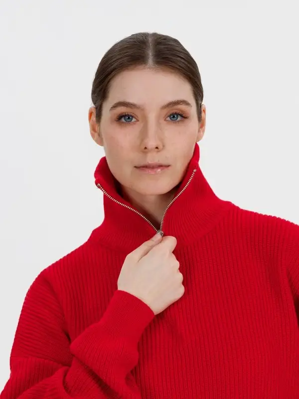 Джемпер Siluetti Birne, красный, размер S/M Джемпер Siluetti Birne, красный, размер S/M