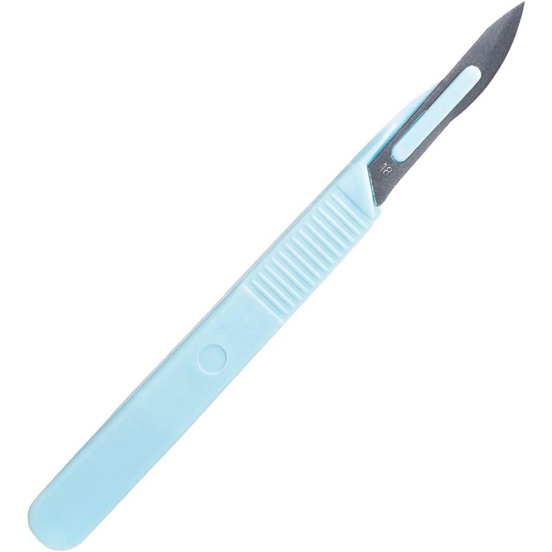 Скальпель хирург., однораз., р-18 КПИ, 10шт/уп