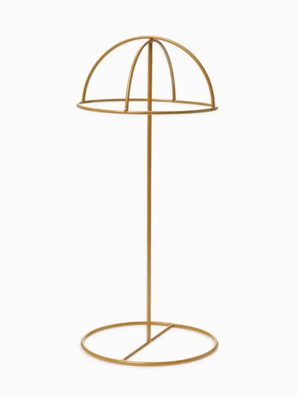 Подставка для шапок декоративная, 16&times;16&times;36 см, цвет золото