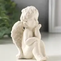 Фигурка гипс &laquo;Ангел мечтает&raquo;, 10&times;5 см