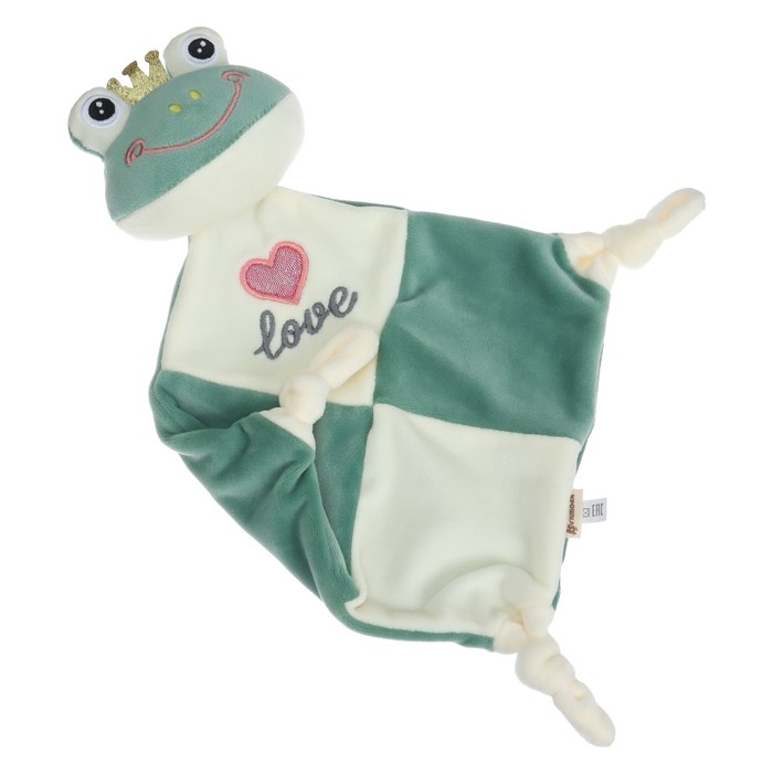 Комфортер - игрушка «Лягушастик», погремушка, цвет зеленый, Крошка Я