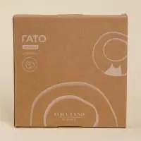 Тарелки SL Home &laquo;Гато&raquo;, d=20 см, набор 2 шт., фарфор, белые