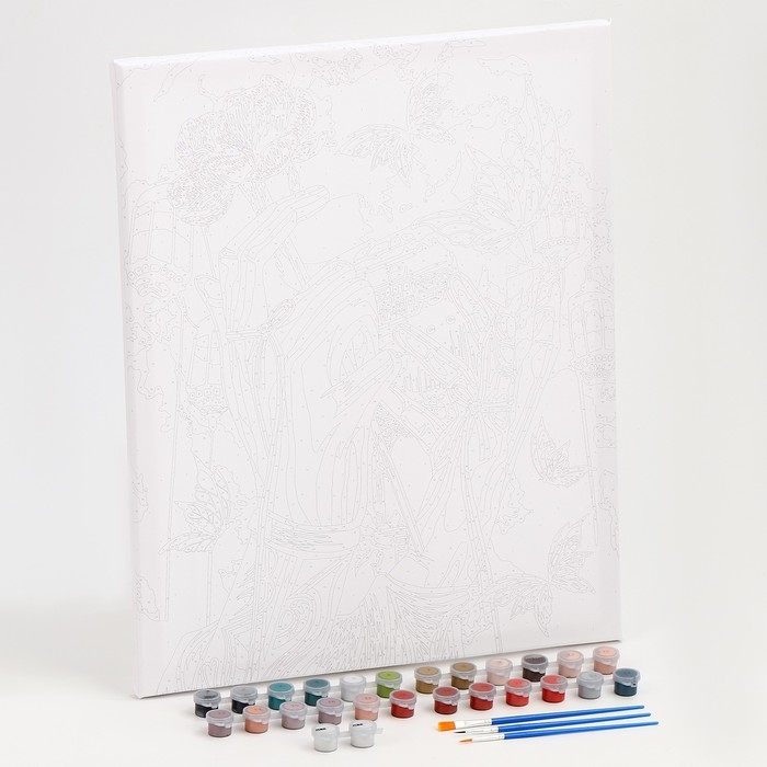 Картина по номерам на холсте с подрамником «Руки с цветком», 40 х 50 см Картина по номерам на холсте с подрамником «Руки с цветком», 40 х 50 см