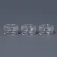 Набор баночек для мелочей, d=3×1.5 см, 5 мл, 3 шт., прозрачный