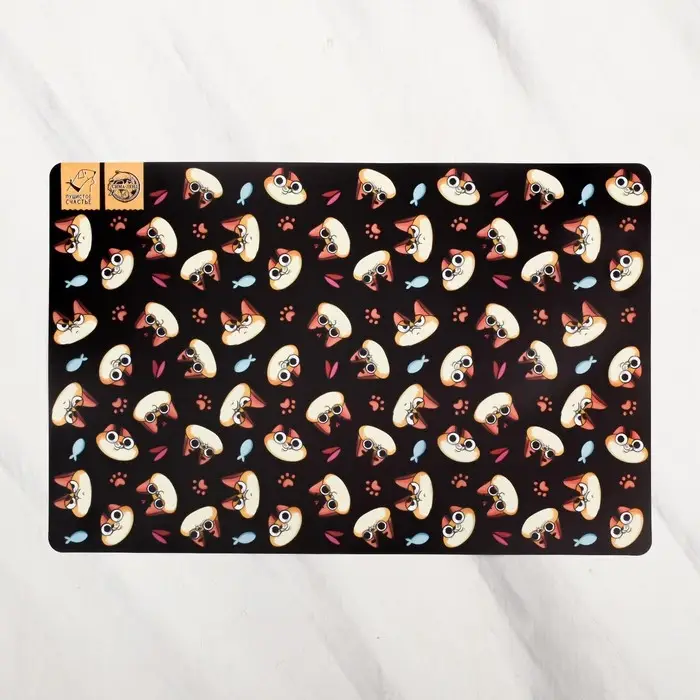 Коврик под миску «Голодные коты», 43х28 см Коврик под миску «Голодные коты», 43х28 см