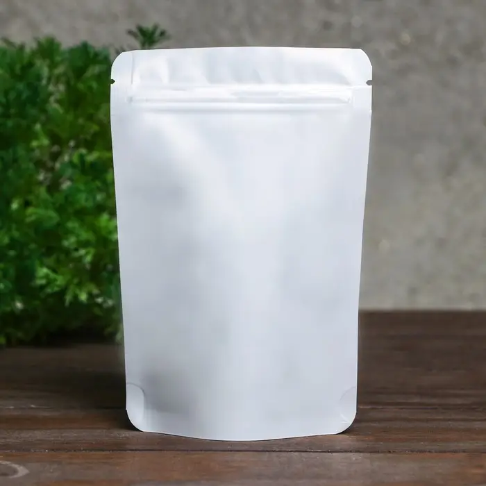 Пакет дой-пак, матовый, белый, 10×15×4 см Пакет дой-пак, матовый, белый, 10×15×4 см