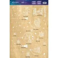 Наклейки на окна многоразовые &laquo;Новогодние шары&raquo;, 33&times;50 см