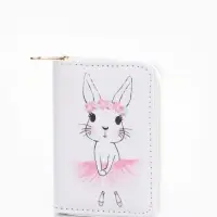 Кошелёк на молнии Выбражулька &laquo;Зайка&raquo;, белый