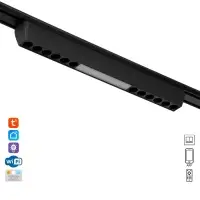 Светильник трековый BayerLux SLIM &laquo;Линия трек33&raquo;, LED, 18 Вт, 3000-6000К 48 В, CRI90, 3.2&times;3.8&times;33.8 см, чёрный